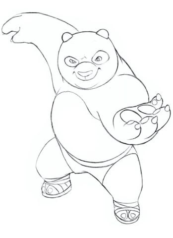 Kung fu panda coloring pages free coloring pages