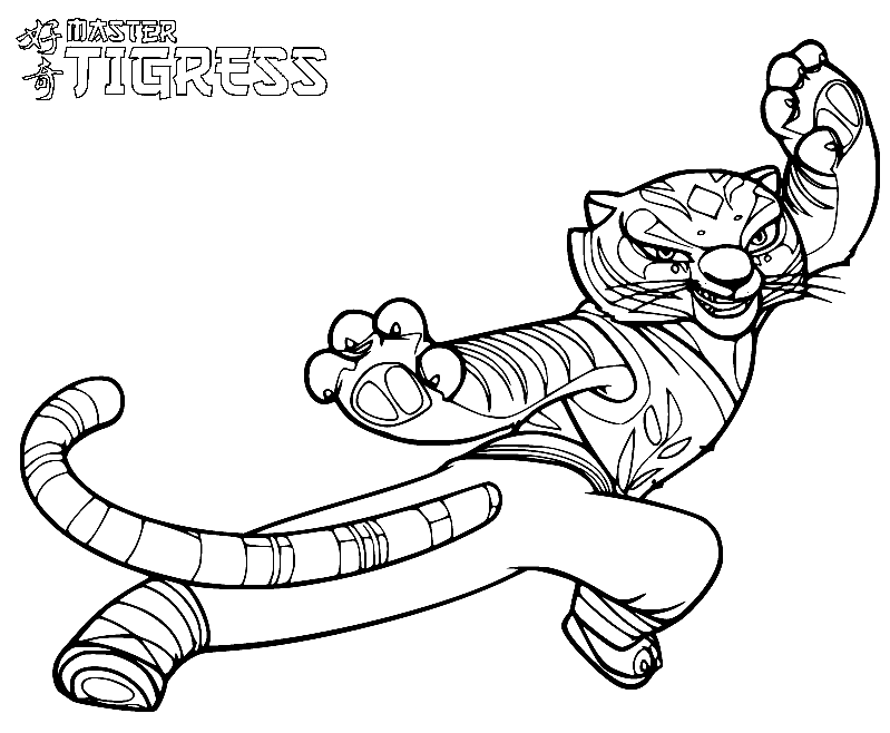 Kung fu panda coloring pages printable for free download