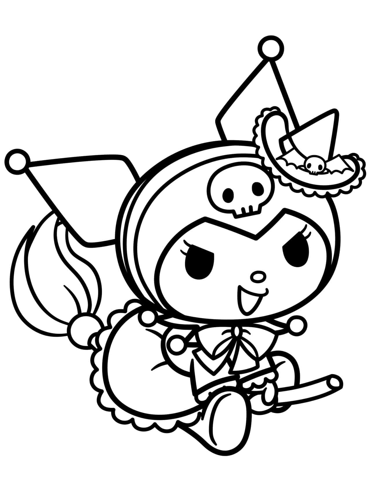 Download kuromi coloring pictures