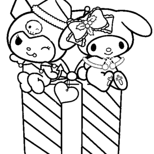 Kuromi coloring pages printable for free download