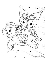 Ðï printable kuromi coloring pages for free