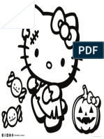 Halloween coloring pages kuromi baku