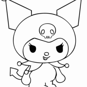 Kuromi coloring pages printable for free download