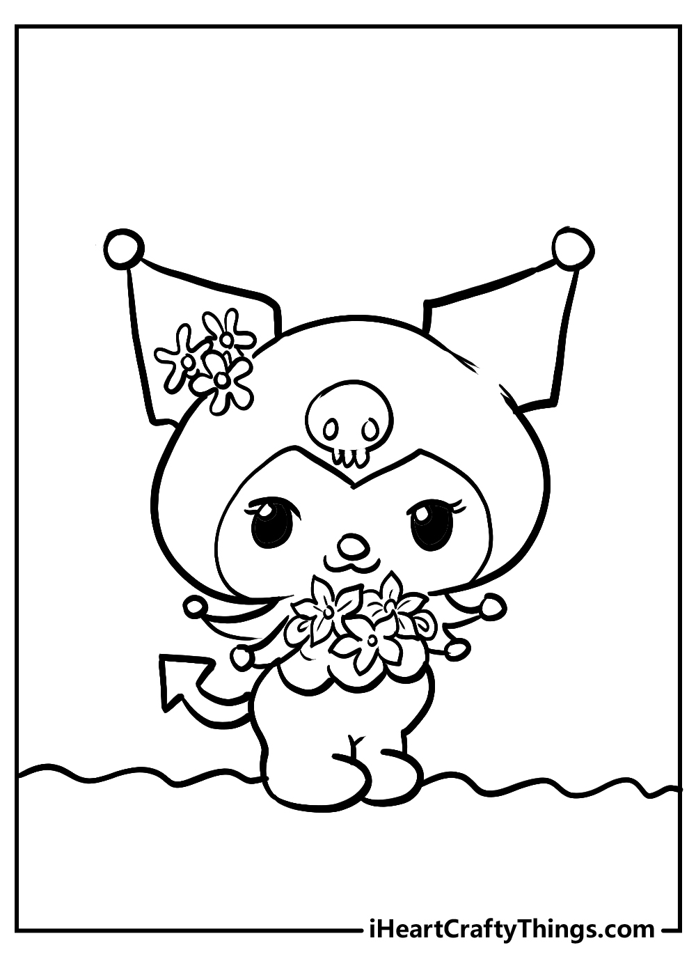 Printable kuromi coloring pages updated