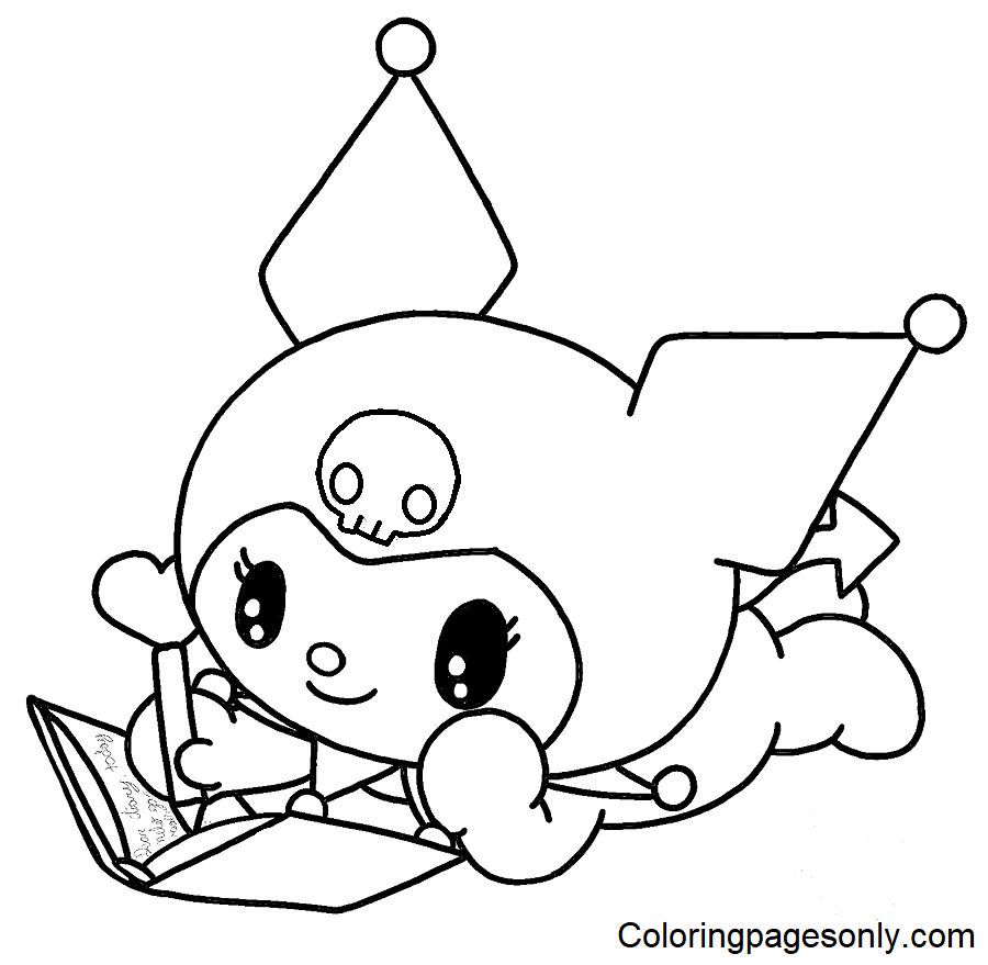 Kuromi coloring pages printable for free download