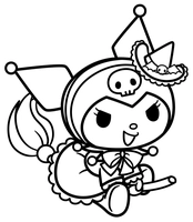 Ðï printable kuromi coloring pages for free