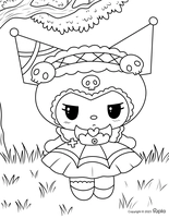 Ðï printable kuromi coloring pages for free