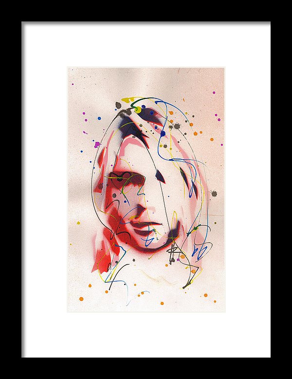 Portrait of kurt cobain