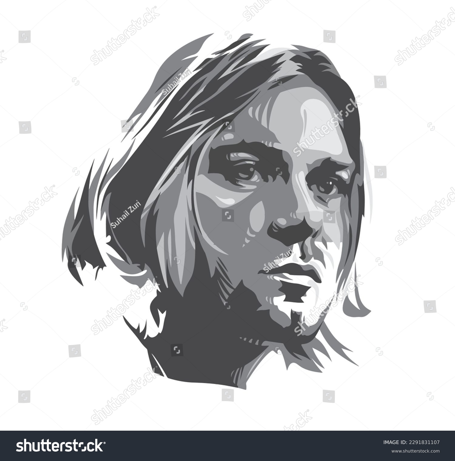 Kurt cobain face photos images and pictures