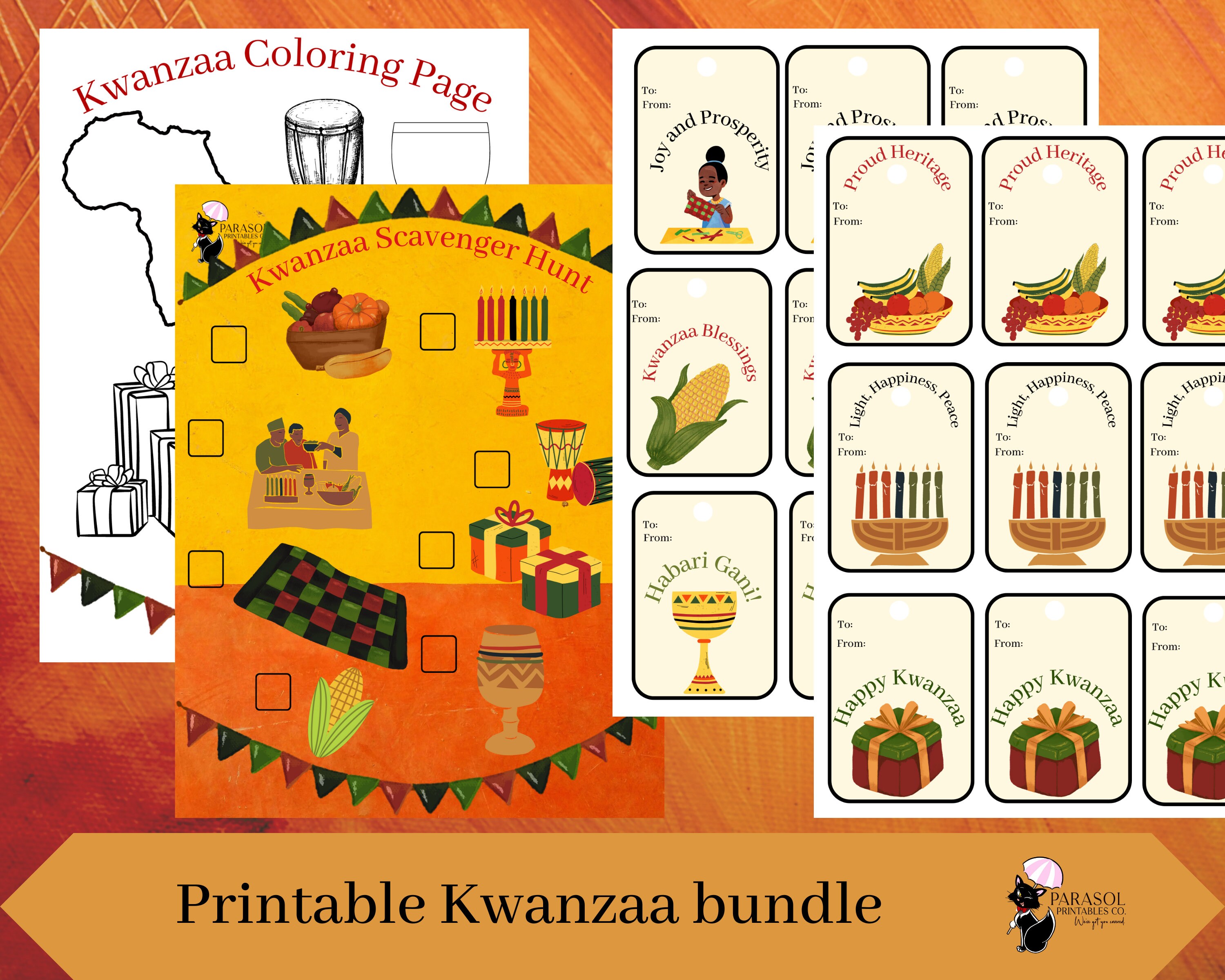 Kwanzaa printable bundle
