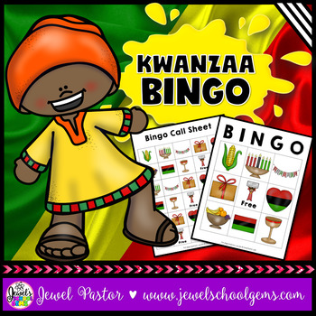 Holidays around the world activities kwanzaa bingo by jewels school gems