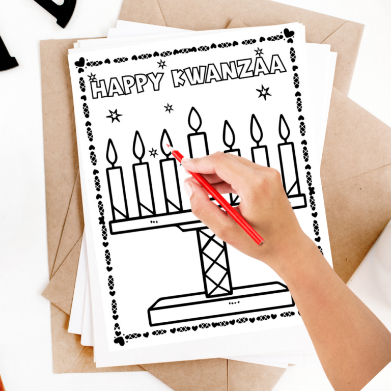Happy kwanzaa coloring pages december activities for kids made by teachers