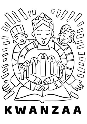 Kwanzaa coloring pages free coloring pages