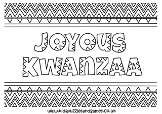 Joyous kwanzaa derated