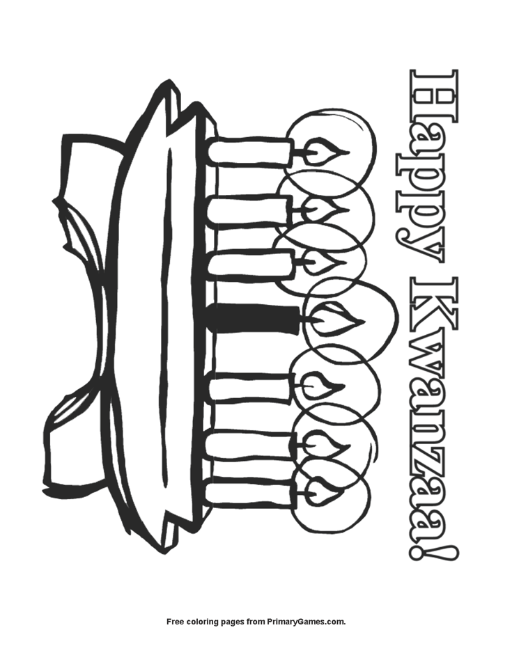 Happy kwanzaa coloring page â free printable pdf from