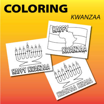 Kwanzaa coloring pages by butler productions tpt