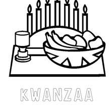 Happy kwanzaa coloring pages