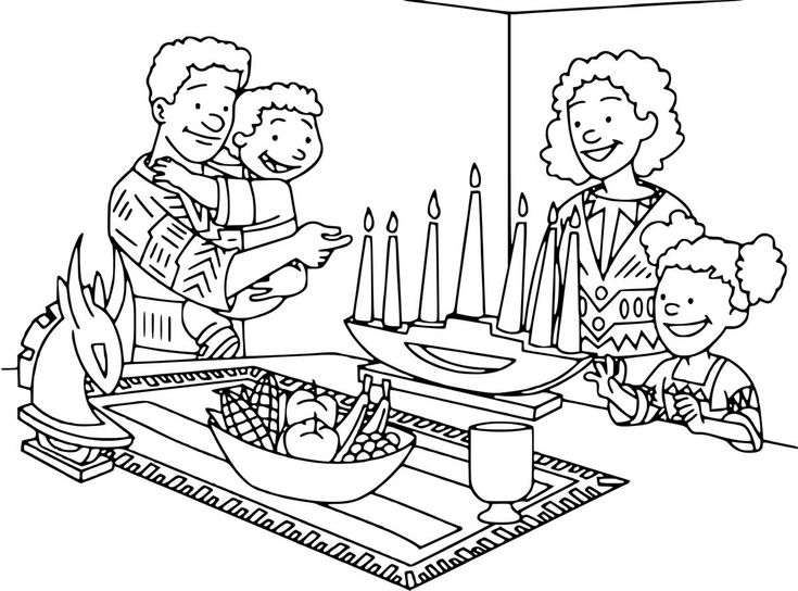 Kwanzaa coloring pages