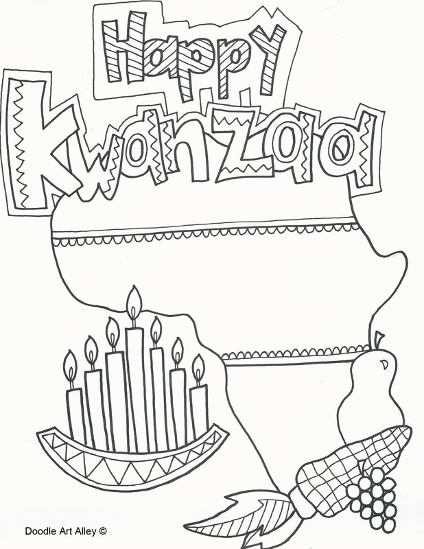 Kwanzaa coloring pages