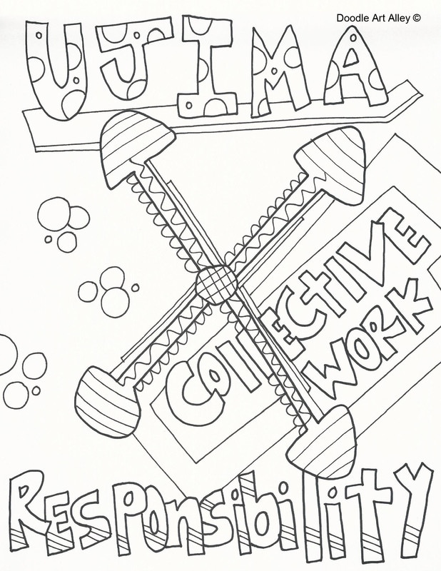 Kwanzaa coloring pages