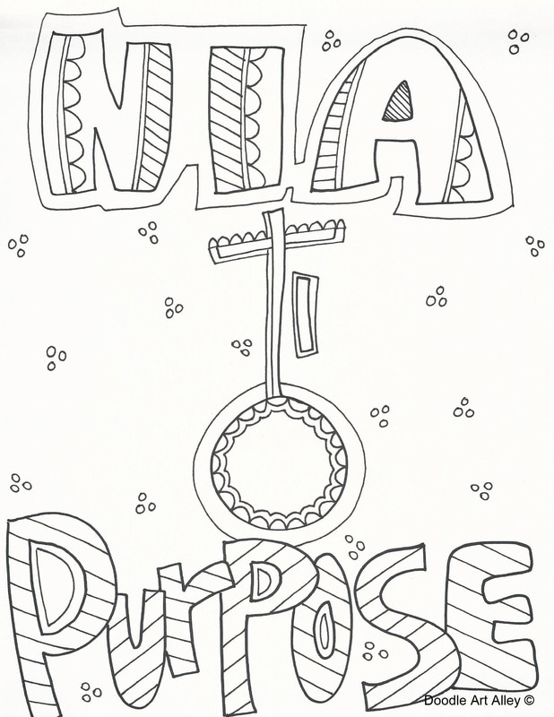 Kwanzaa coloring pages