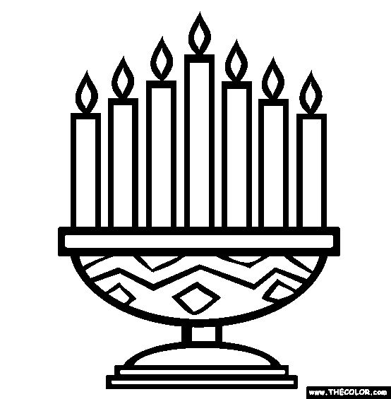 Kwanzaa candles online coloring page online coloring pages colorful candles kwanzaa