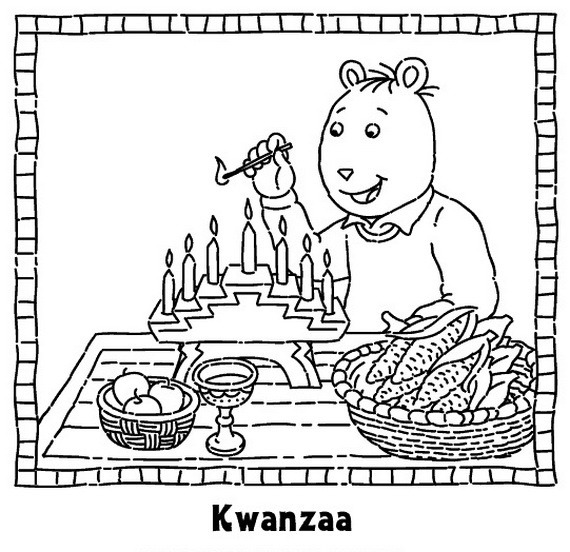 Kwanzaa coloring pages