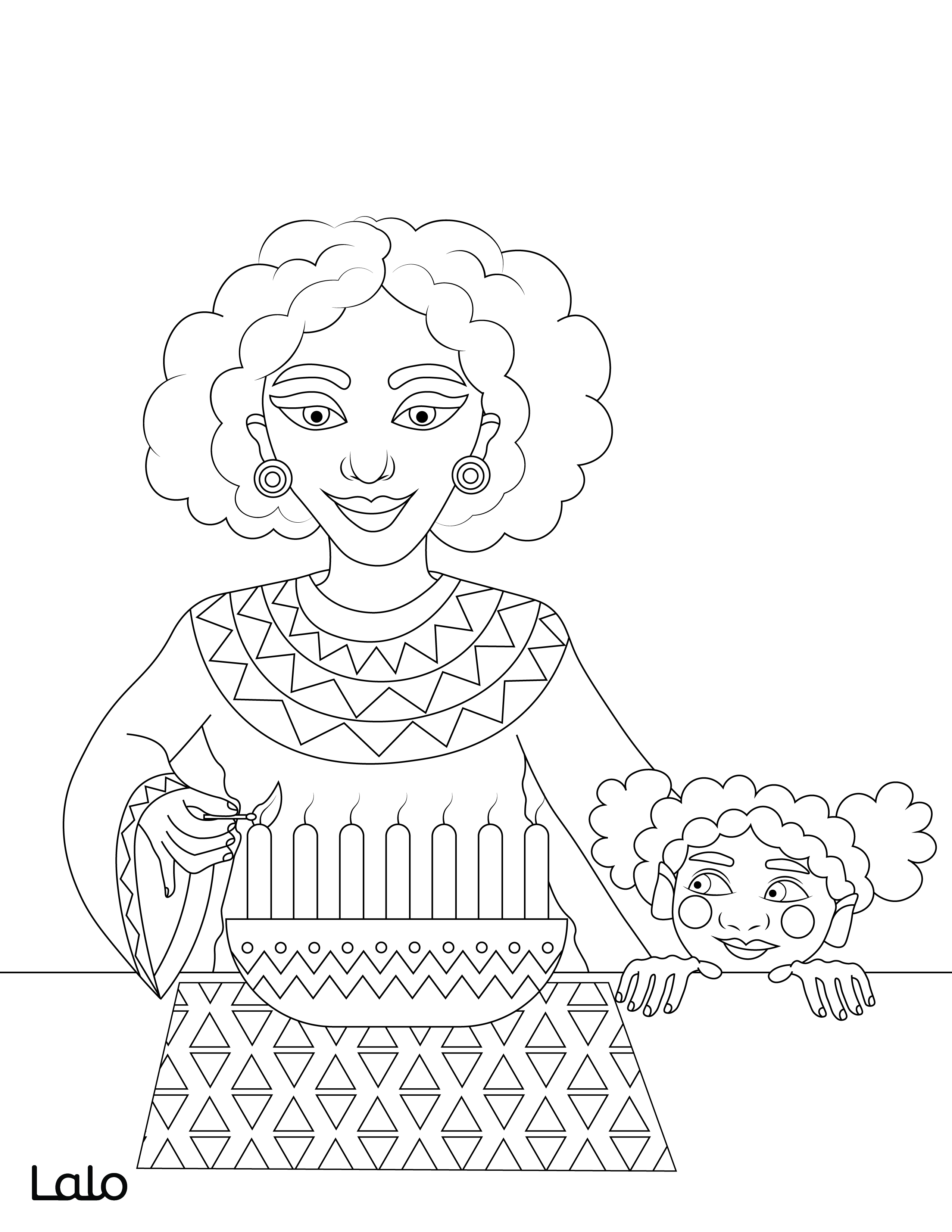 Kwanzaa coloring pages