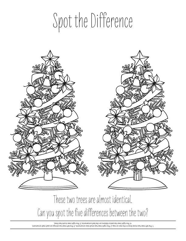 December holiday coloring pages