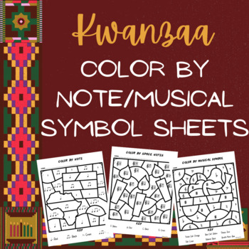 Kwanzaa music coloring pages