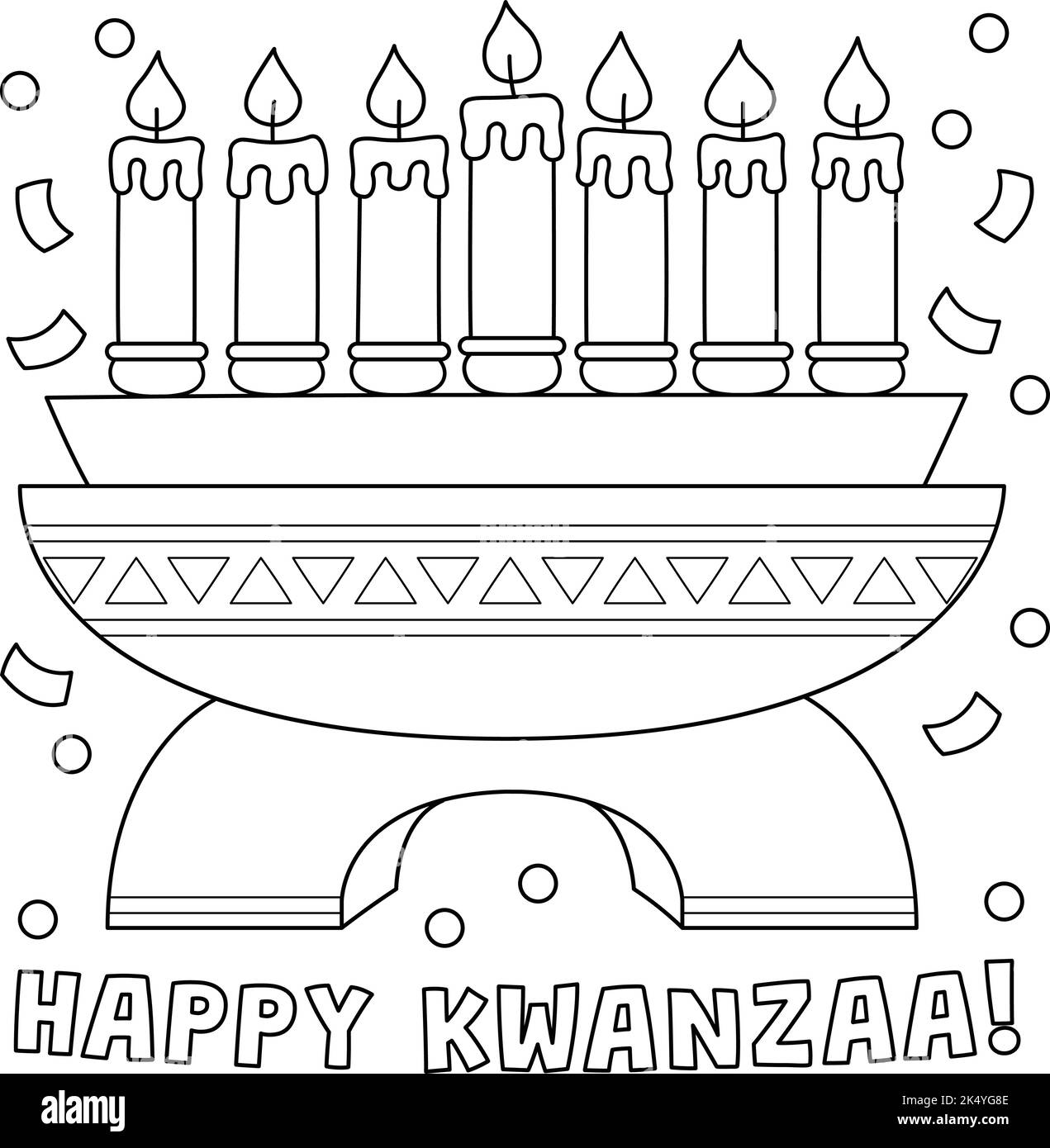 Kwanzaa kinara hi