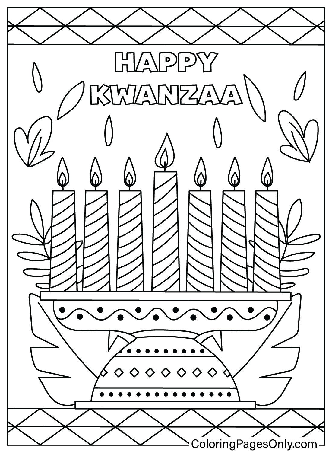 Kwanzaa coloring pages