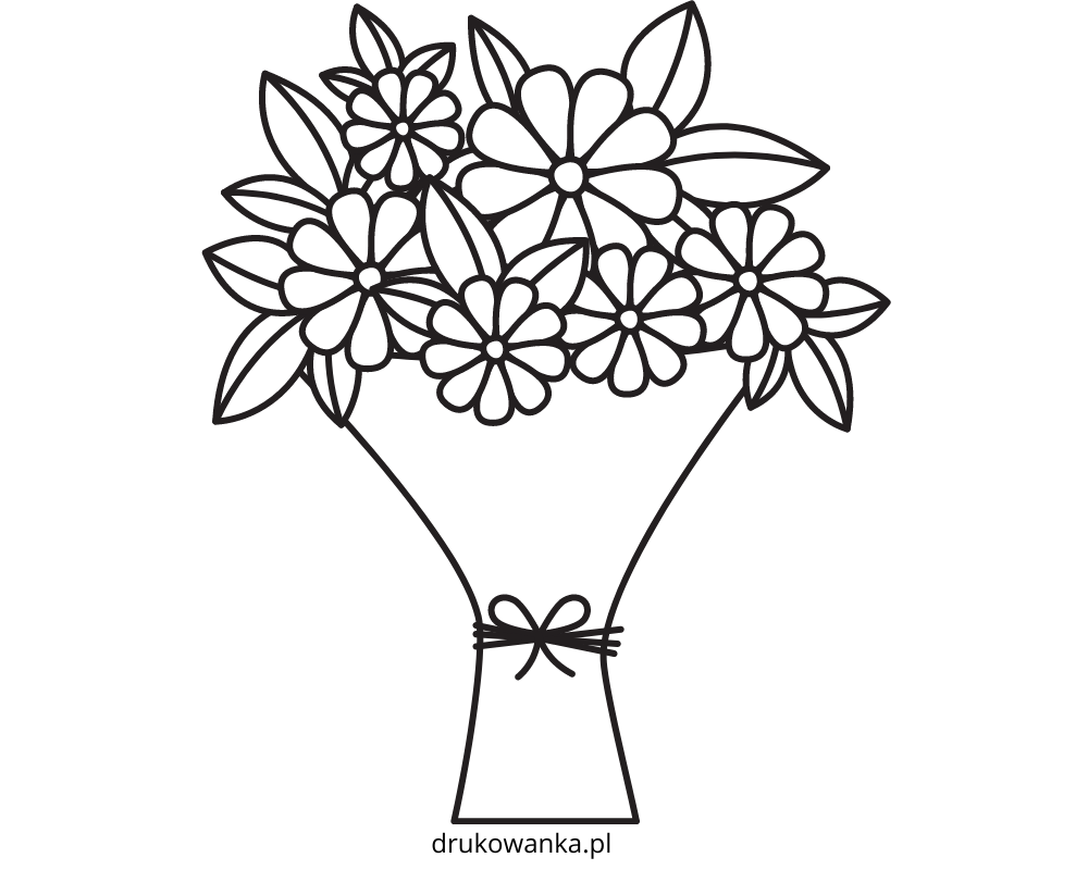 Coloring book flowers for grandma to print and online