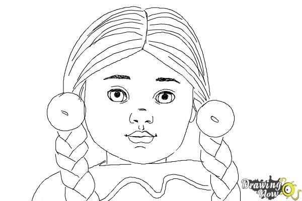 Kaya coloring page american girl crafts american girl doll american girl