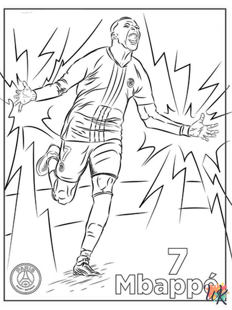 Mbappe coloring pages coloringpageswk by annarose on