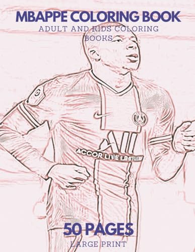 Mbappe coloring book pages