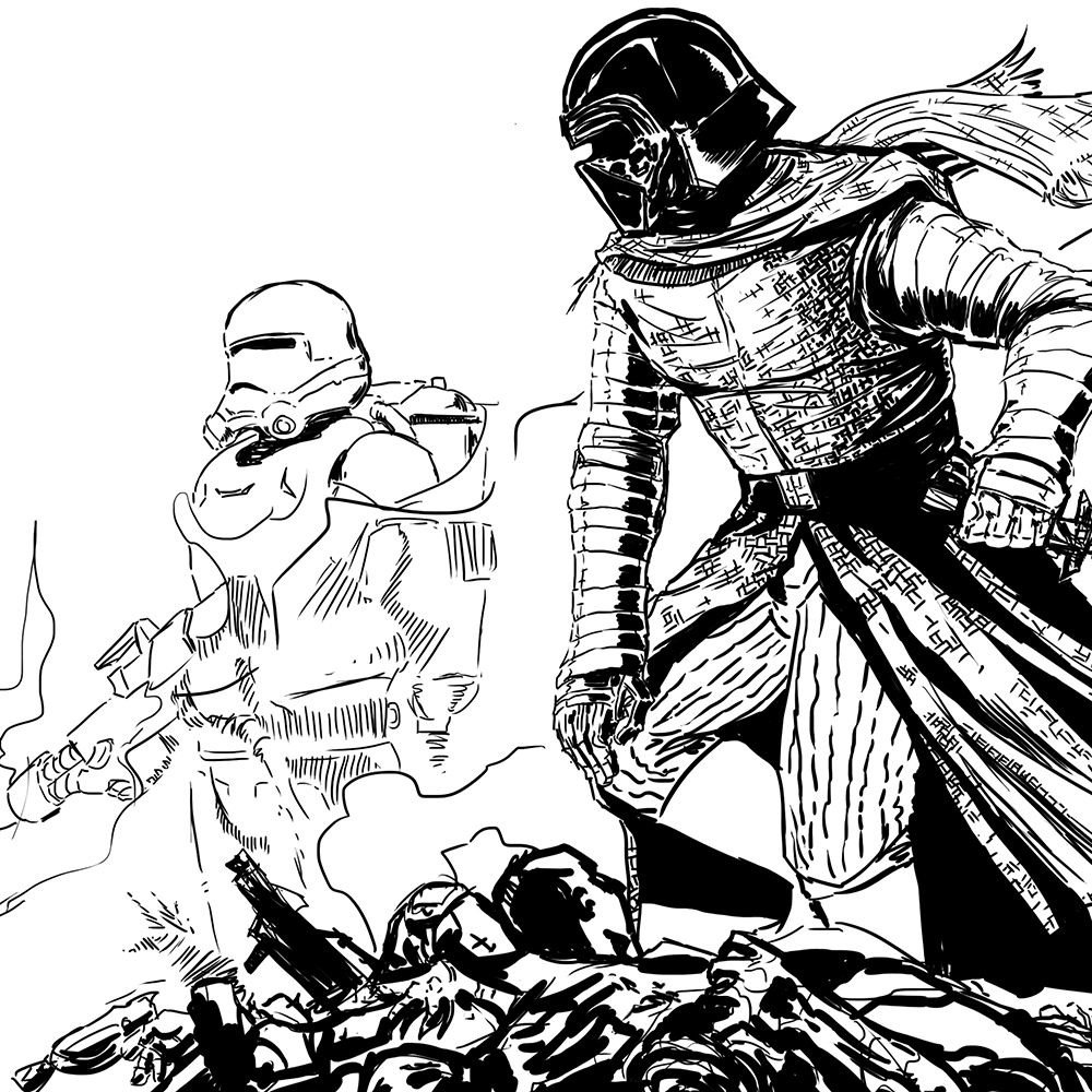 Kylo ren wip episode by pacoespinoza on