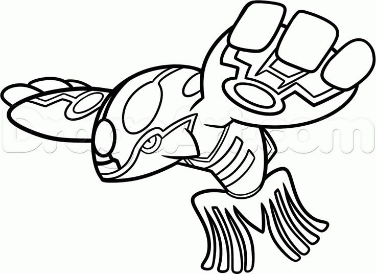 Stunning kyogre pokemon coloring pages