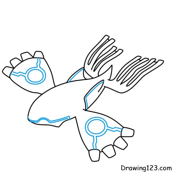 Pokemon kyogre drawing tutorial