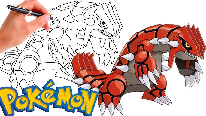 How to draw kyogre pokeon generation