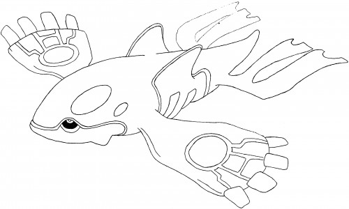 Pokãmon kyogre drawing