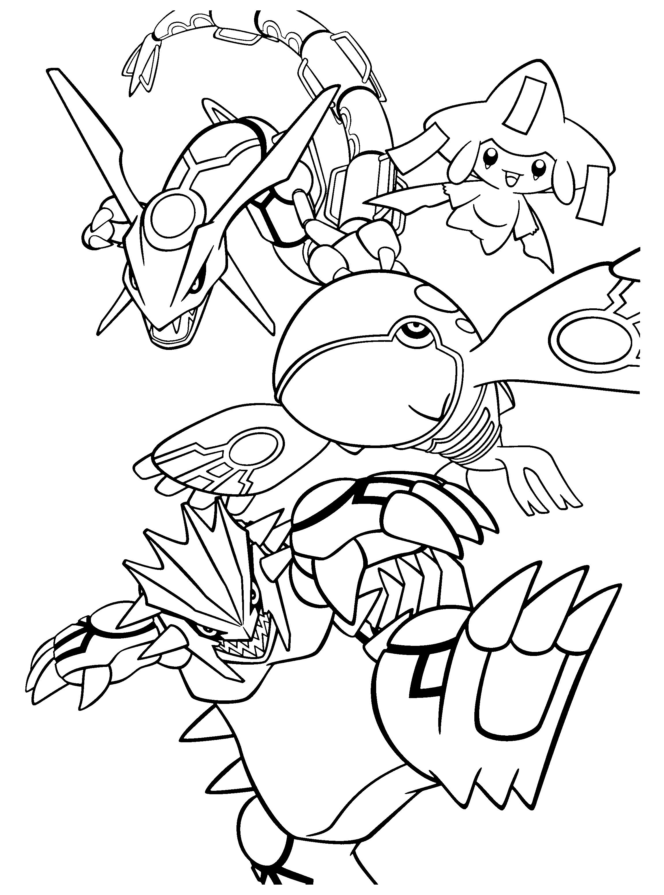 Pokemon coloring pages groudon and kyogre â through the thousand photographs on the net with regards to pâ coloriage pokemon dessin pokemon ã imprimer coloriage