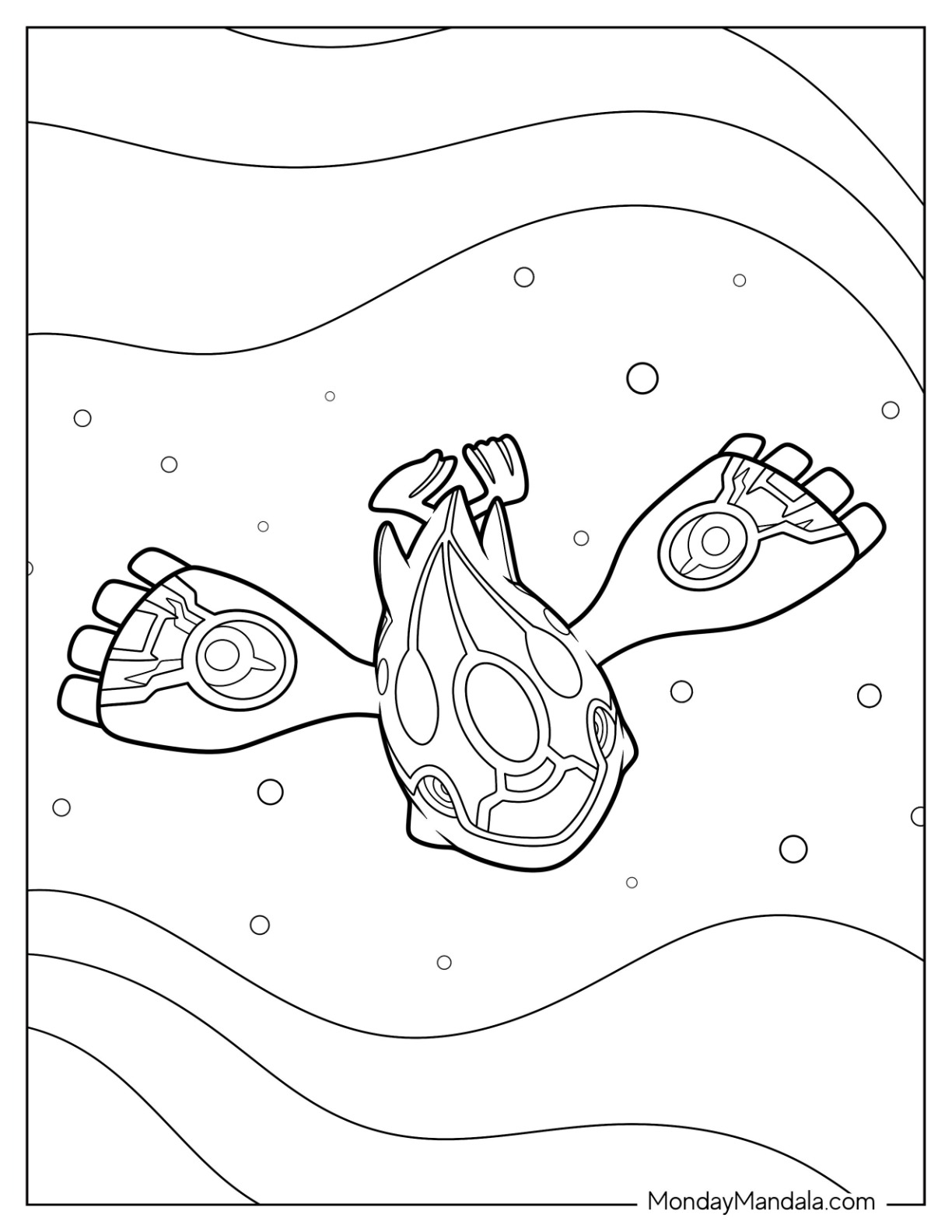 Legendary pokemon coloring pages free pdf printables