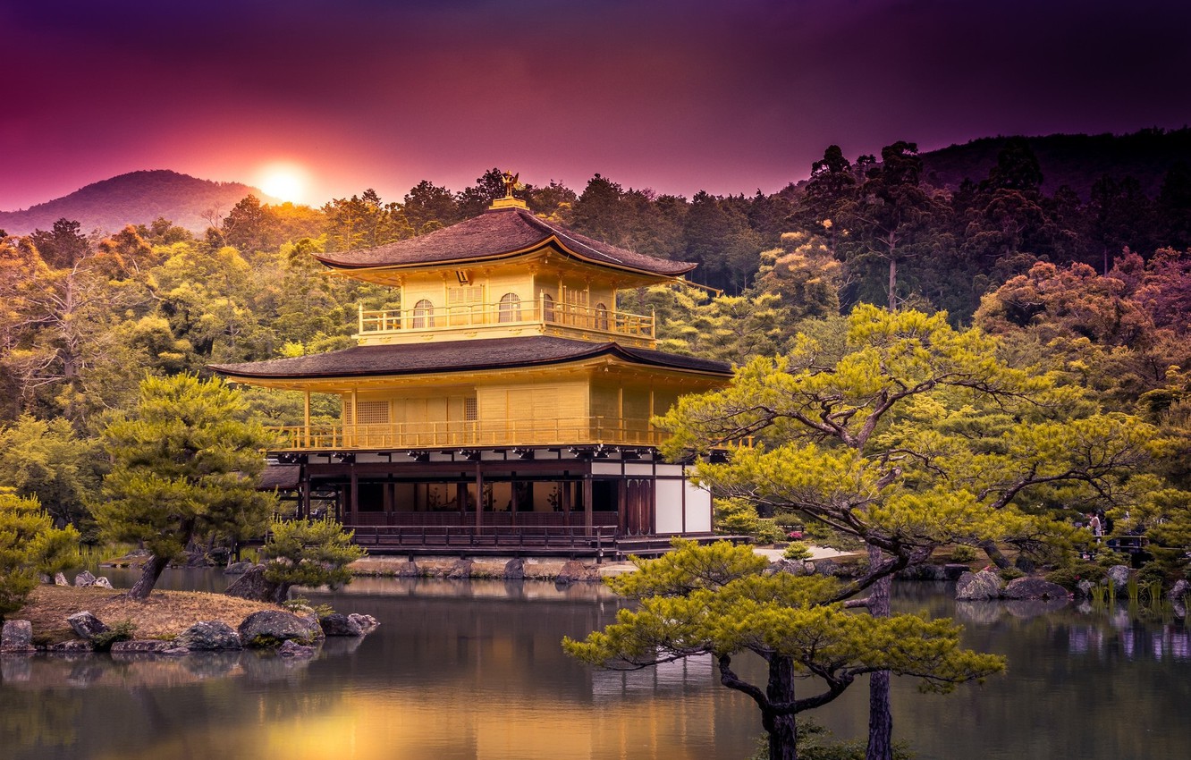 Киото Япония 18 век