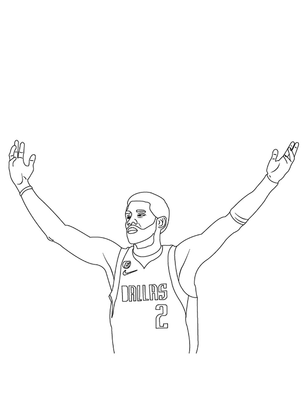 Kyrie irving coloring pages