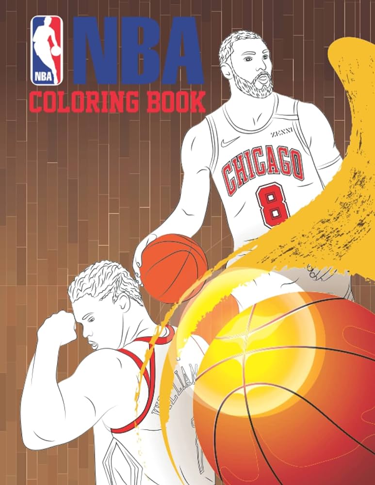 Nba coloring book the ultimate nba coloring book for adults and kids of all ages avalos christopher books