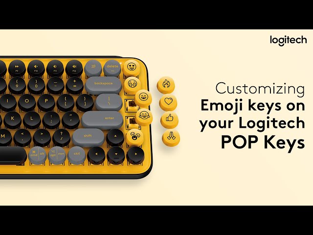 Customizing the emoji keys on your logitech pop keys