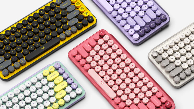 Pop keys wireless mechanical emoji keyboard