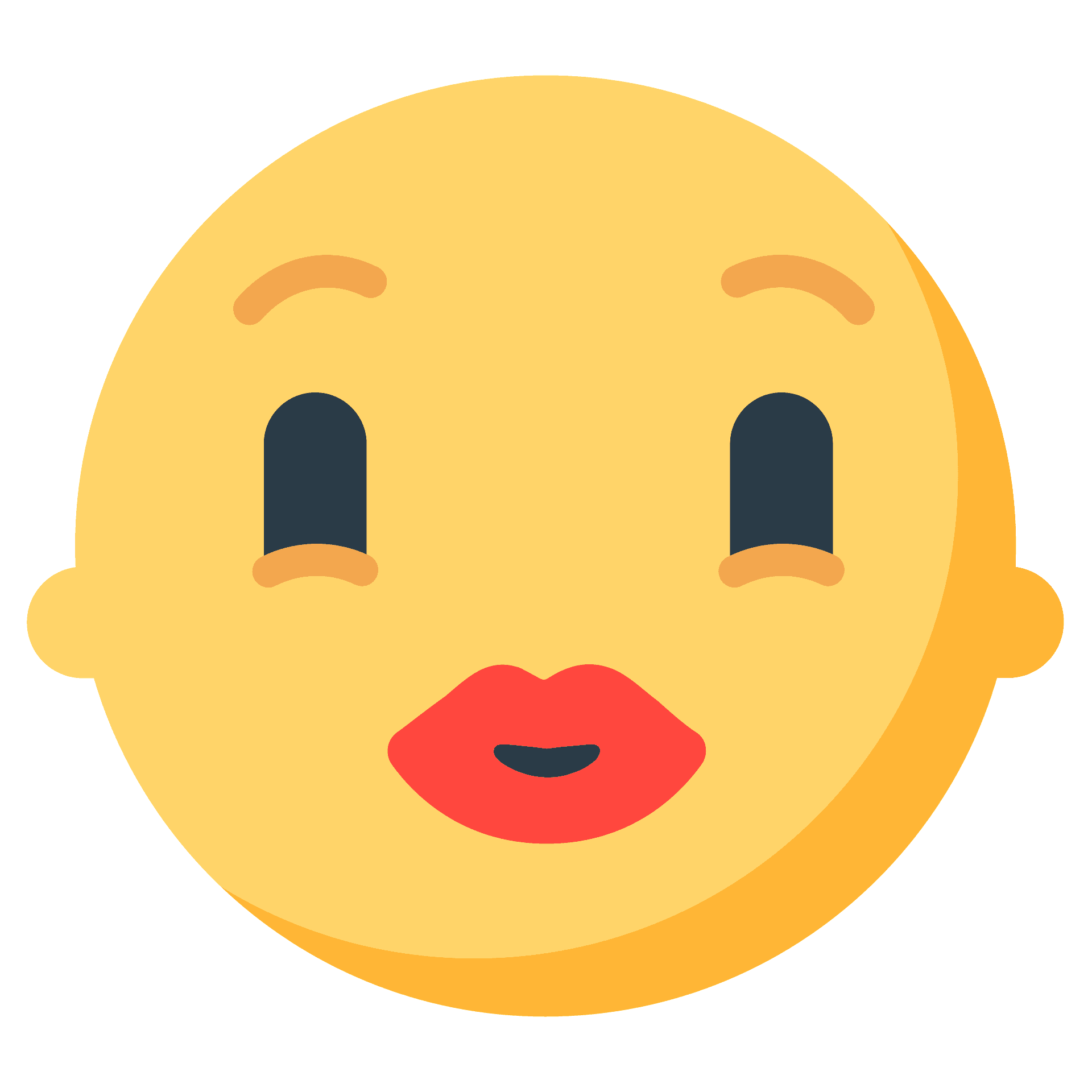 Kys emoji clipart gratis download