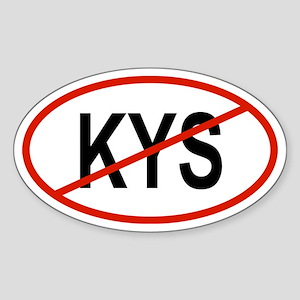 Kys initials stickers